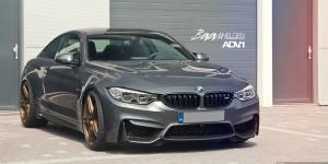 BMW M4 Coupe on Golden ADV.1 Wheels 2014 года